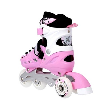 Регулируемые коньки Женские роликовые коньки 4 в 1 Ролики L 39-42