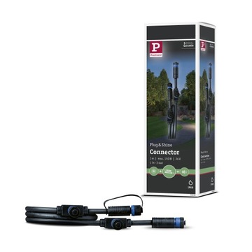 Przewód połączeniowy Kabel Plug & Shine 1m 1in-3out IP68 czarny PL93994