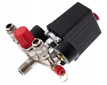 РЕЛЕ ДАВЛЕНИЯ ДЛЯ РАСПРЕДЕЛИТЕЛЯ ДАВЛЕНИЯ КОМПРЕССОРА 230 В. СОСТОЯНИЕ ДАВЛЕНИЯ