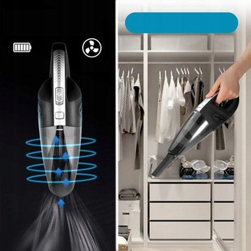 РУЧНОЙ АККУМУЛЯТОРНЫЙ АВТОМОБИЛЬНЫЙ ПЫЛЕСОС 120ВТ ЕС