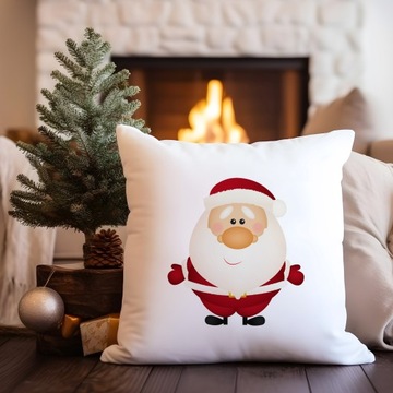 ДЕКОРАТИВНАЯ НАВУШКА 40х40 РОЖДЕСТВЕНСКИЙ САНТА