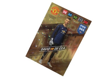 PANINI FIFA 365 2018 KARTY PIŁKARSKIE LIMITED DE GEA MANCHESTER UNITED