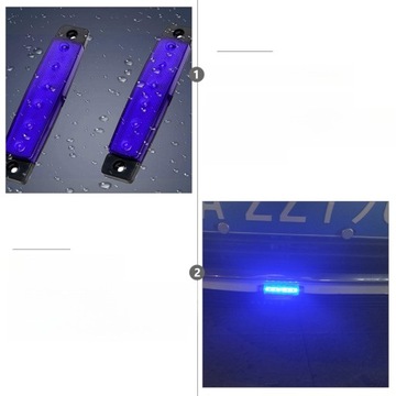 LAMPY RUFOWE ŁODZI NAWIGACYJNE PONTOON 6LED