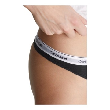 CALVIN KLEIN STRINGI DAMSKIE MAJTKI 5 PACK THONG CZARNE r.S