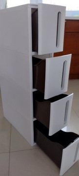 НИШЕВАЯ ПОЛКА СОНГМИКС НА КОЛЕСАХ, БЕЛАЯ