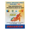 ПРОГРАММА КОНКУРСА LECH GRAND PRIX FIM 07.03.1999