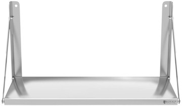 Складная стальная настенная полка для общественного питания