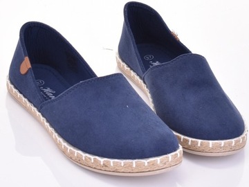 КЛАССИЧЕСКАЯ ЛЕТНЯЯ ОБУВЬ ЖЕНСКИЕ ЭСПАДРИЛЬИ, ЗАМШЕВЫЕ, НА СОЛОМЕ