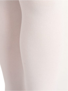 КОЛГОТКИ NOVITI ИЗ МИКРОФИБРЫ, ГЛАДКИЕ, БЕЛЫЕ, 40 DEN R 128-134