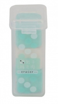 Ластик TOCHAIN ​​белый, оттенки розового, 3 шт.