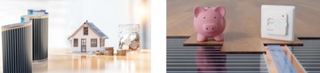 Инфракрасная нагревательная фольга 220Вт/м² Комплект 1м²