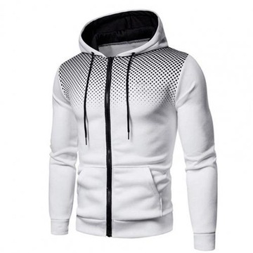 Coat Solid Color Gradient Drawstring Cardigan Hood
