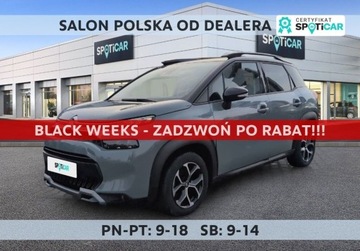 Citroen C3 Aircross  I Crossover Facelifting 1.2 PureTech 110KM 2023 Citroen C3 Aircross 1.2 PureTech Shine SS SalonPL FVat Od Reki Bogata Wers