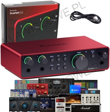 Focusrite Scarlett 2i2 4th Gen + SOFT | w 24h