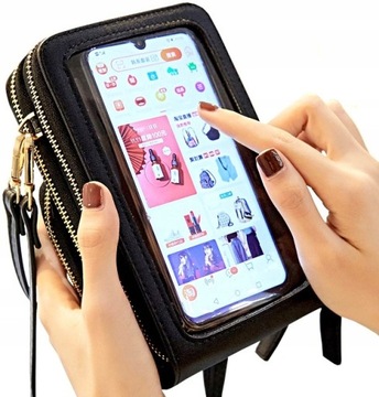 Женская мини-сумка для телефона, сумка-мессенджер