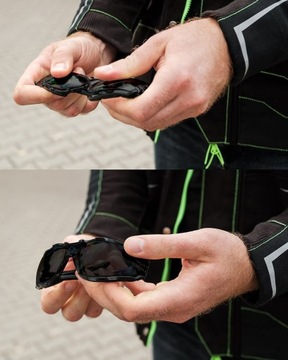 БЕЗОПАСНЫЕ ОЧКИ С ПЕННОЙ ВСТАВКОЙ, ТОНИРОВАННЫЕ ЛИНЗЫ NEO Tools