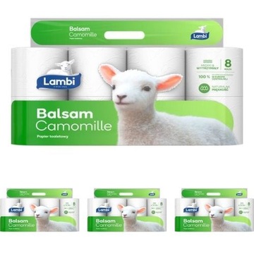 Papier toaletowy Lambi Balsam Camomille 8 rol