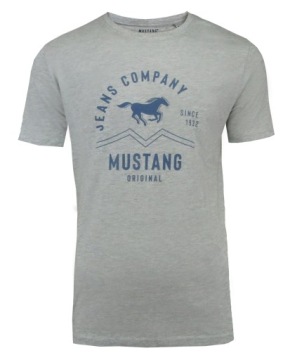 MUSTANG T-shirt KOSZULKA męska 100% BAWEŁNA r. L