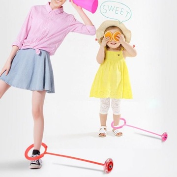 обруч, скакалка, синяя светодиодная подсветка