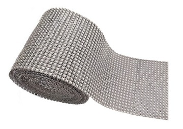 Taśma ozdobna dekoracyjna cyrkonie 9m x 11,5cm