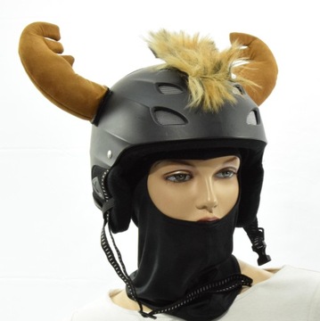 Ozdoba na kask narciarski - rogi - zestaw 