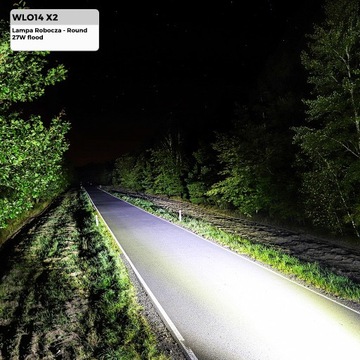 LAMPA ROBOCZA OKRĄGŁA LED OSRAM M-TECH 27W 10-30V