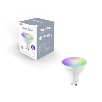 TechToy Smart RGB Лампа 4,7 Вт GU10 Zigbee 3 шт. TSL-LIG-GU10ZB-3PC