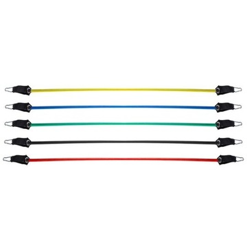 НАБОР ИЗ 5 ЭНИЗОВЫХ ЛЕНТ ДЛЯ УПРАЖНЕНИЙ С ЭСПАНДЕРОМ