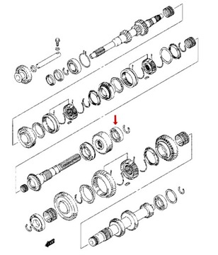 LOŽISKO PŘEVODOVKY ŘAZENÍ 25X52X15 SUZUKI JIMNY 09262-25142