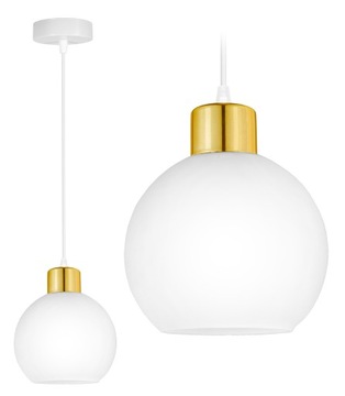 LAMPA WISZĄCA SUFITOWA ŻYRANDOL SZKLANA KULE LED