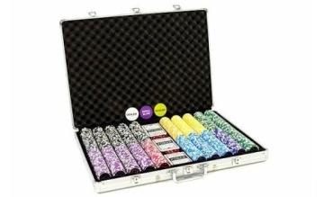 Покерный набор ULTIMATE, чемодан, 1000 фишек