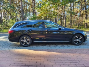 Mercedes Klasa C W205 Kombi Facelifting 1.6 200d 160KM 2019 Mercedes C 200d 2019 Panorama,Virtual, LED, Manual, Bezwypadkowy, VAT 23%, zdjęcie 3