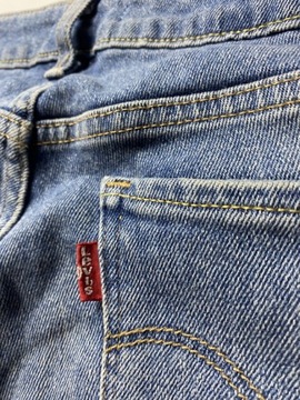 Levi's 711 Skinny STRAUSS LEVIS niebieskie Spodnie Jeansy W 32 L 32
