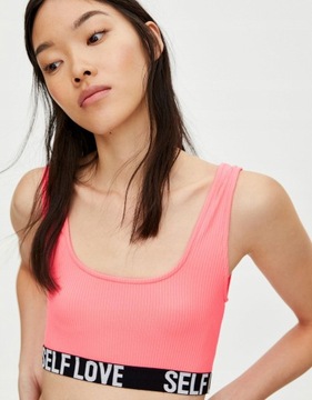 Pull & Bear MP5 xes NEONOWY CROP TOP S