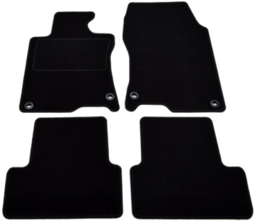 Silné velurové koberce pro Honda Accord VIII 2008-2015, 7 mm