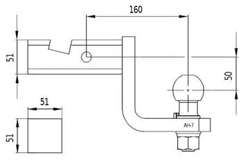 MOCNY ADAPTER 3500KG DO HAKA USA OBNIŻANY O 5CM