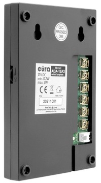 Домофон графитовый, двухсемейный, громкоговоритель