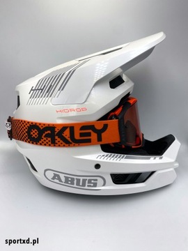 Oakley AIRBRAKE MX Moto Orange B1B Prizm Bronze