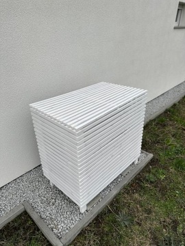 Деревянная крышка кондиционера - Натуральные цвета - Крышка кондиционера