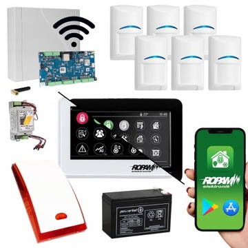 System alarmowy ROPAM NEOGSM-IP Z GSM/WIFI 6 x PIR