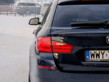 BMW Seria 5 F10-F11 Touring 520d 184KM 2012 BMW Seria 5 Ledy Alu Klima Navi Jasne Skory Serwis Gwarancja 2.0 Diesel, zdjęcie 12