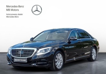 Mercedes Klasa S W222 Limuzyna 350 Blue TEC 258KM 2016 Mercedes-Benz Klasa S SalonPL Niski Przebieg Long LED Kamera Skora Distron