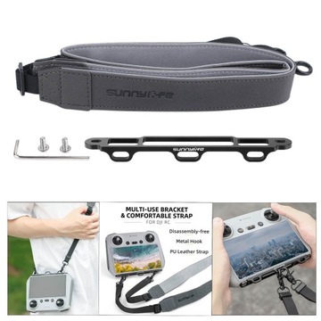 Шейный ремень с пультом дистанционного управления, пряжкой из алюминиевого сплава с ЧПУ и ремешком из полиуретана.