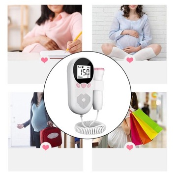 Detektor tętna płodu Baby Fetal Heartbeat Monitor Basic czarny