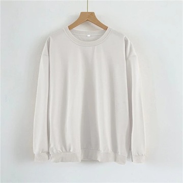 Sweatshirts Womens Spring New Simple Solid All-mat