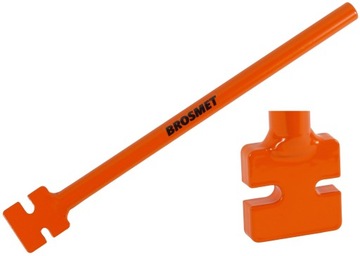 Klucz do gięcia prętów zbrojenia drutu 6/8 KGR-1