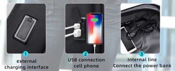 Рюкзак FRN для ноутбука 17,3 см FRN8038 с возможностью расширения USB