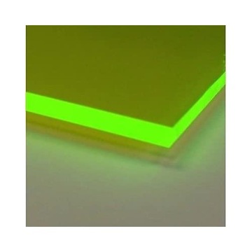 Флуоресцентное оргстекло, флуоресцентное оргстекло, ЗЕЛЕНЫЙ, 50/50 см