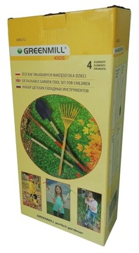 Инструменты детские, маленький садовник, грабли 4 шт.