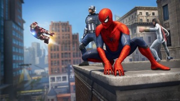 Spider-Man naklejka plakat na ścianę 90 cm K665